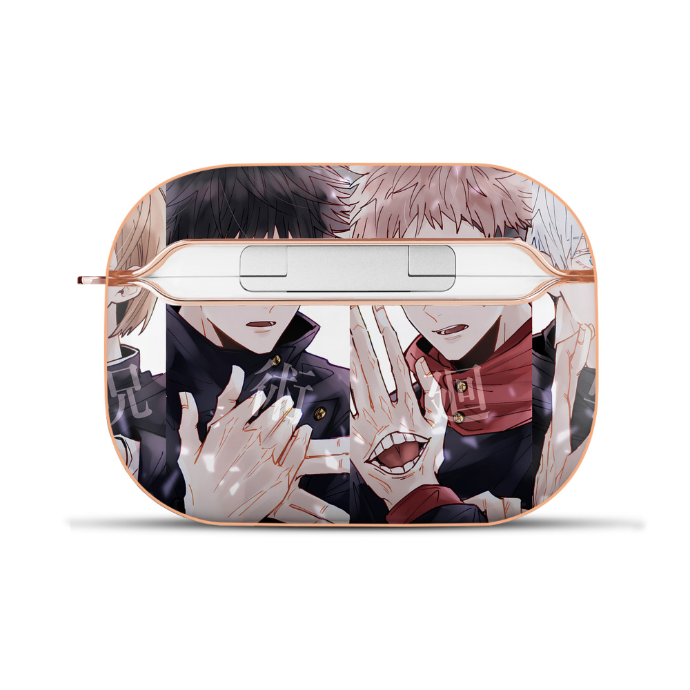 （画像用） 呪術廻戦 Jujutsu Kaisen 【AirPods Pro用】ハードシェル保護ケース｜耐衝撃・防指紋・カラビナ付き商品仕様