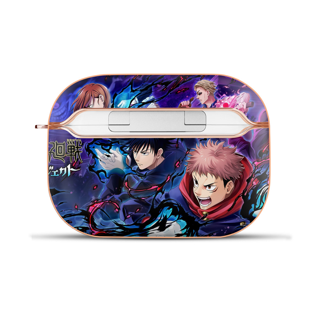 （画像用） 呪術廻戦 Jujutsu Kaisen 【AirPods Pro用】ハードシェル保護ケース｜耐衝撃・防指紋・カラビナ付き商品仕様