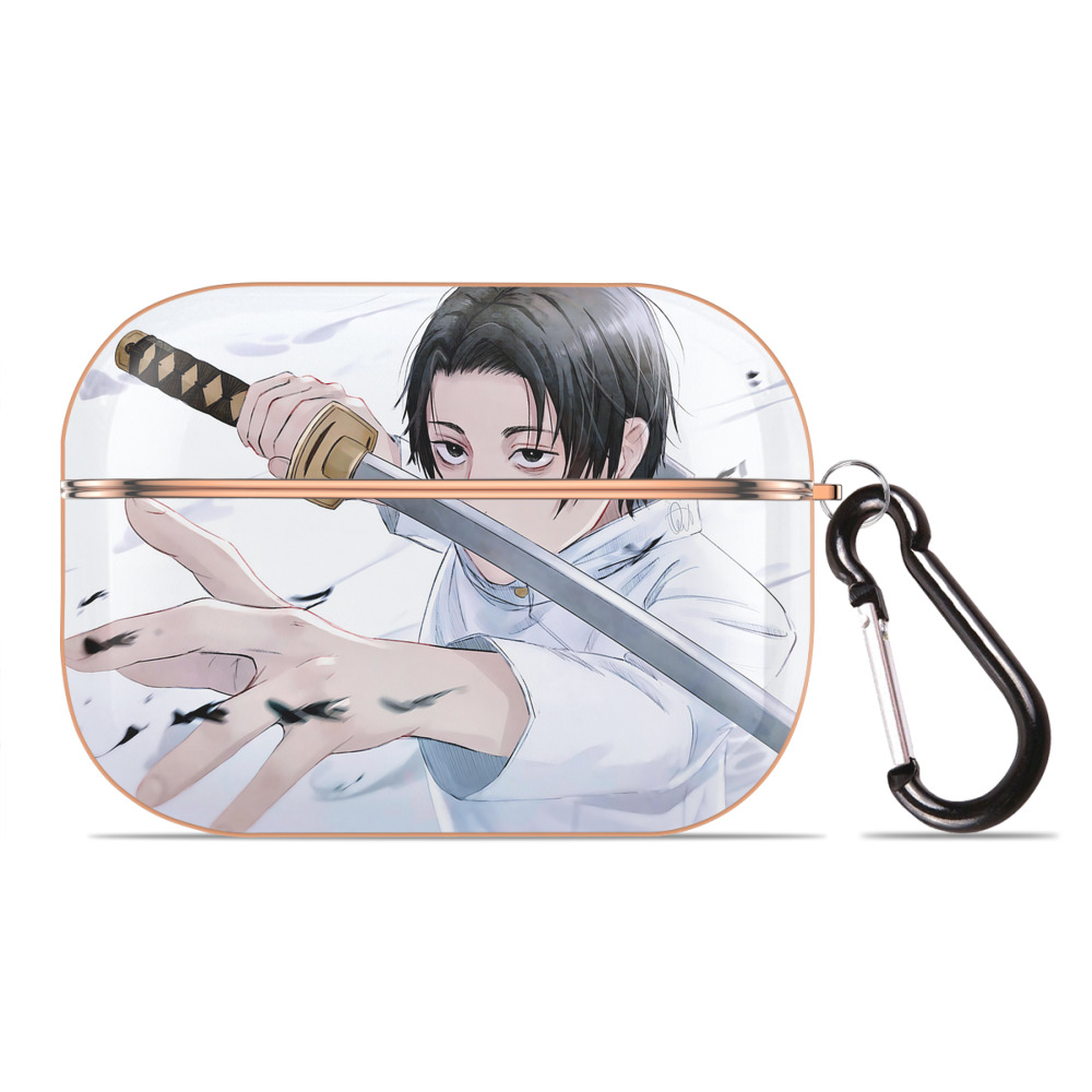 （画像用） 呪術廻戦 Jujutsu Kaisen 【AirPods Pro用】ハードシェル保護ケース｜耐衝撃・防指紋・カラビナ付き商品仕様
