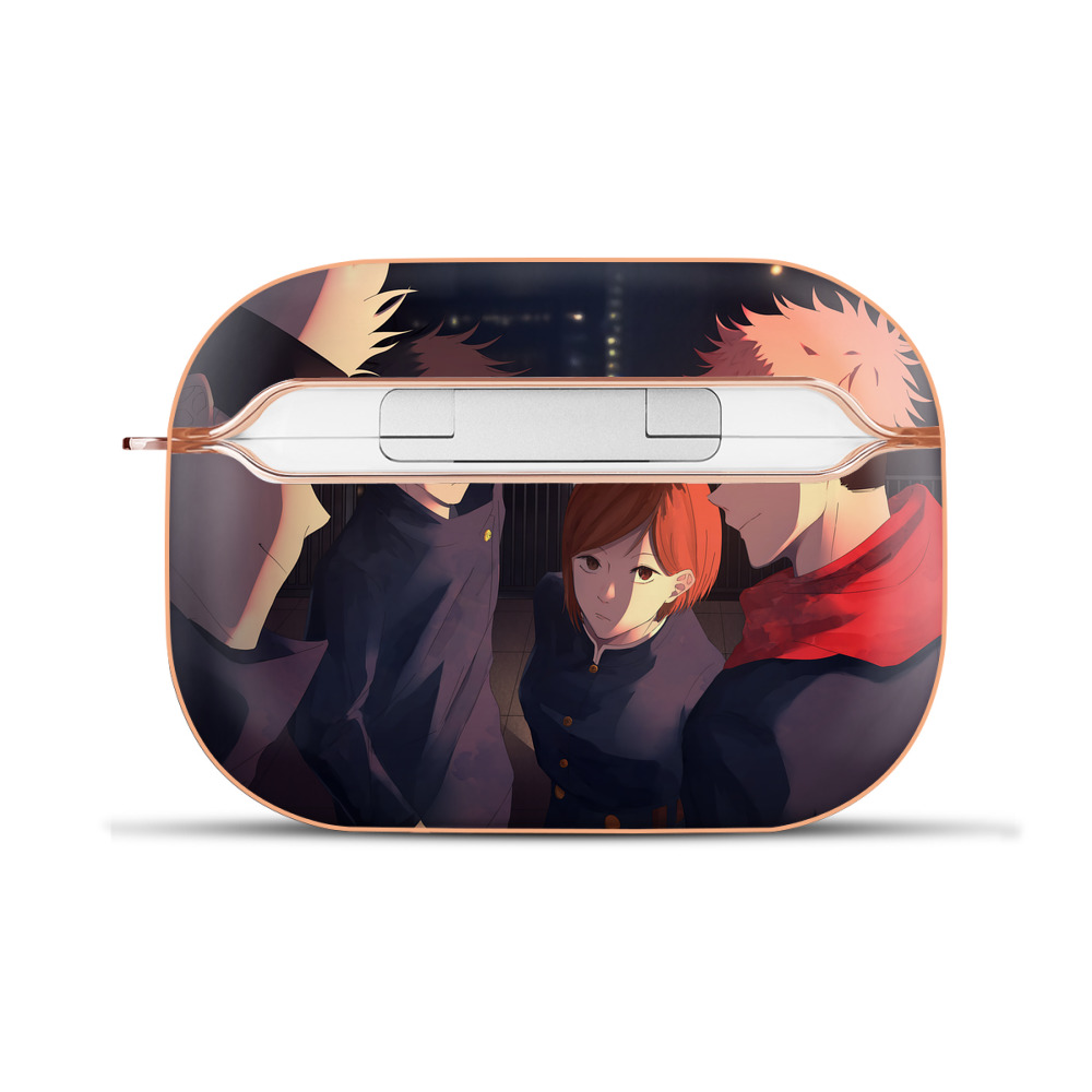 （画像用） 呪術廻戦 Jujutsu Kaisen 【AirPods Pro用】ハードシェル保護ケース｜耐衝撃・防指紋・カラビナ付き商品仕様
