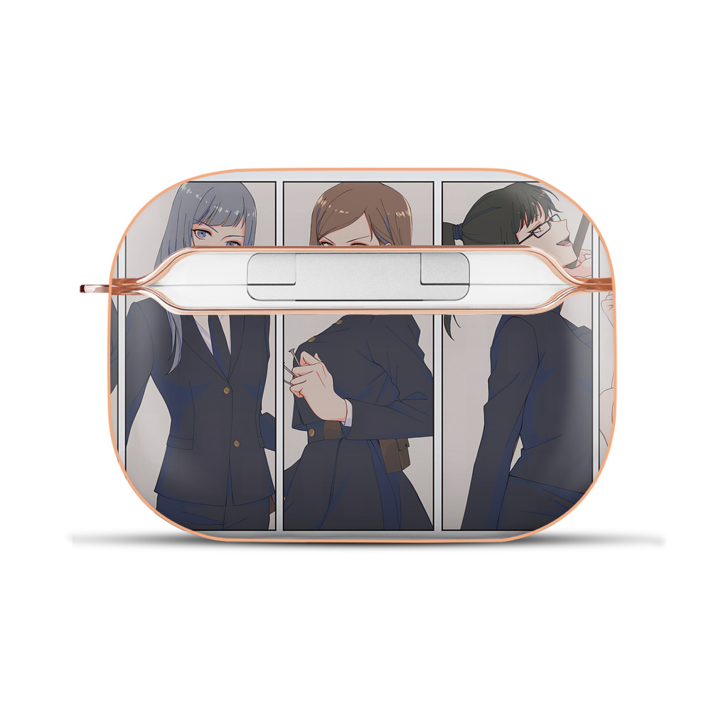 （画像用） 呪術廻戦 Jujutsu Kaisen 【AirPods Pro用】ハードシェル保護ケース｜耐衝撃・防指紋・カラビナ付き商品仕様