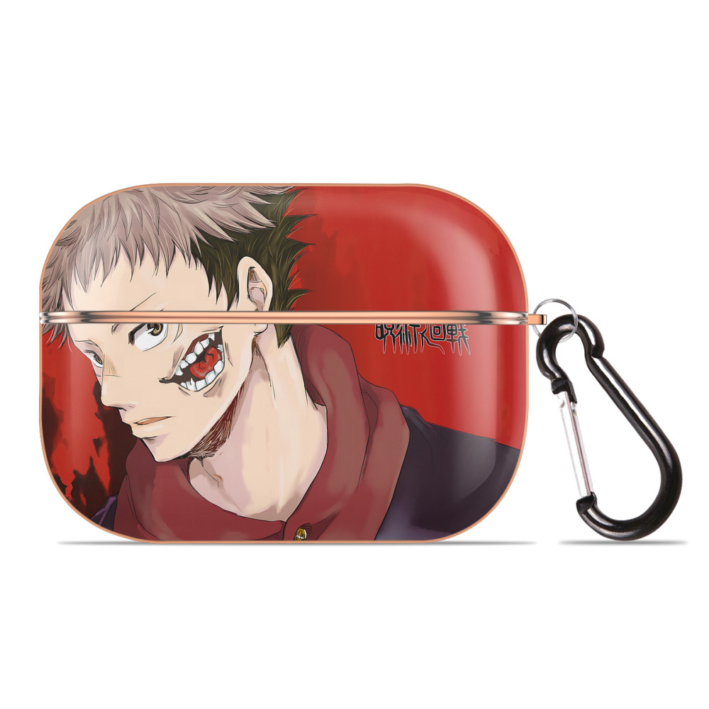 （画像用） 呪術廻戦 Jujutsu Kaisen 【AirPods Pro用】ハードシェル保護ケース｜耐衝撃・防指紋・カラビナ付き商品仕様