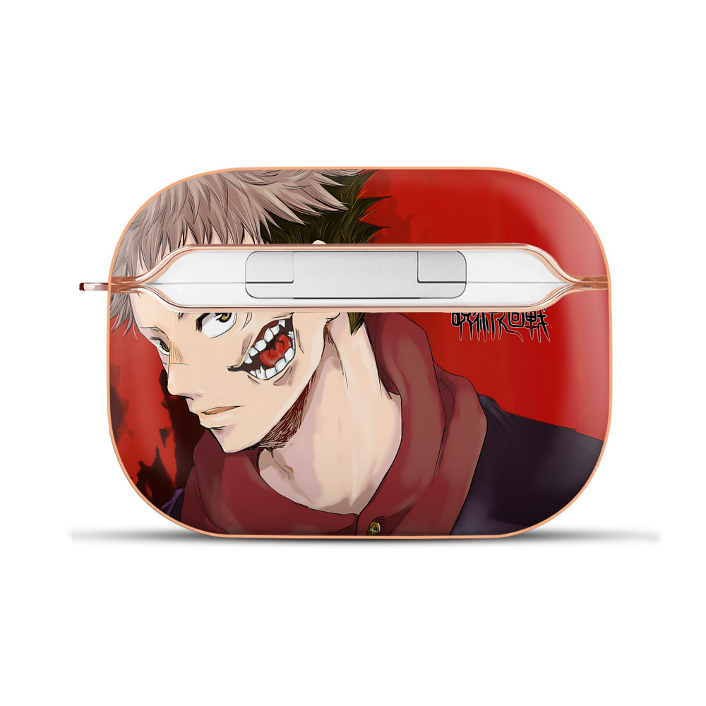 （画像用） 呪術廻戦 Jujutsu Kaisen 【AirPods Pro用】ハードシェル保護ケース｜耐衝撃・防指紋・カラビナ付き商品仕様