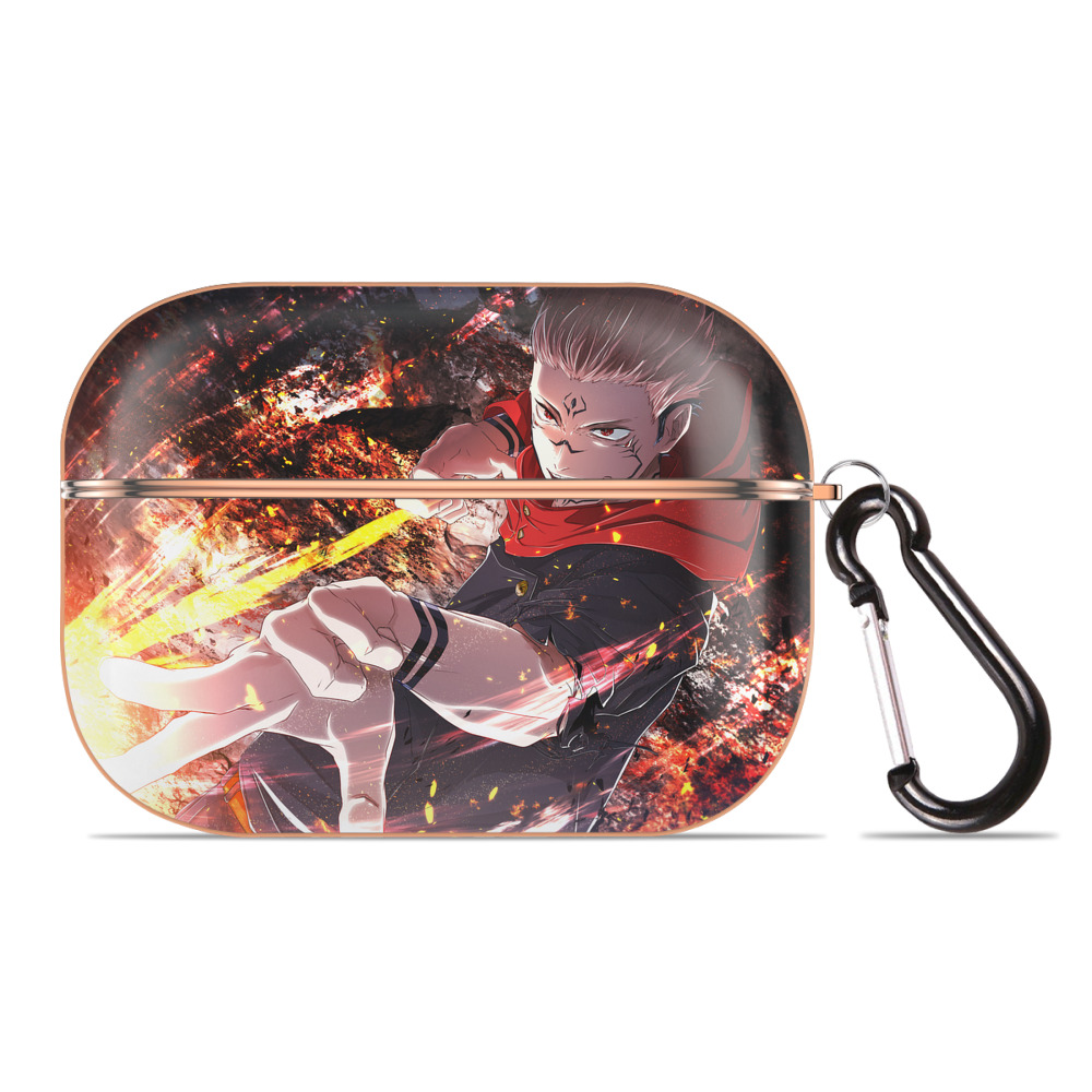 （画像用） 呪術廻戦 Jujutsu Kaisen 【AirPods Pro用】ハードシェル保護ケース｜耐衝撃・防指紋・カラビナ付き商品仕様