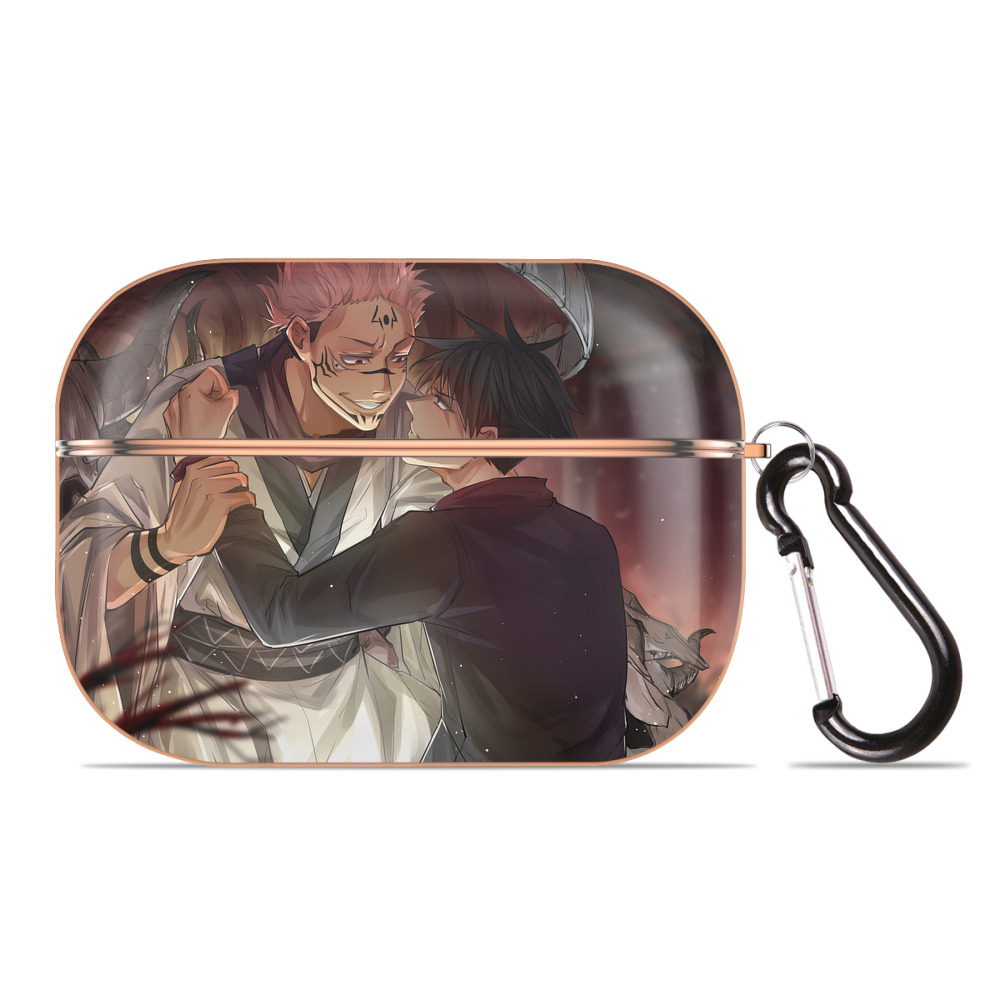 （画像用） 呪術廻戦 Jujutsu Kaisen 【AirPods Pro用】ハードシェル保護ケース｜耐衝撃・防指紋・カラビナ付き商品仕様
