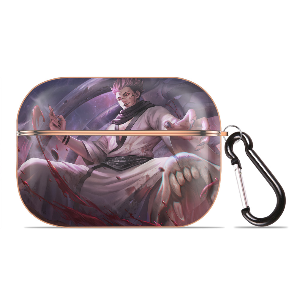 （画像用） 呪術廻戦 Jujutsu Kaisen 【AirPods Pro用】ハードシェル保護ケース｜耐衝撃・防指紋・カラビナ付き商品仕様