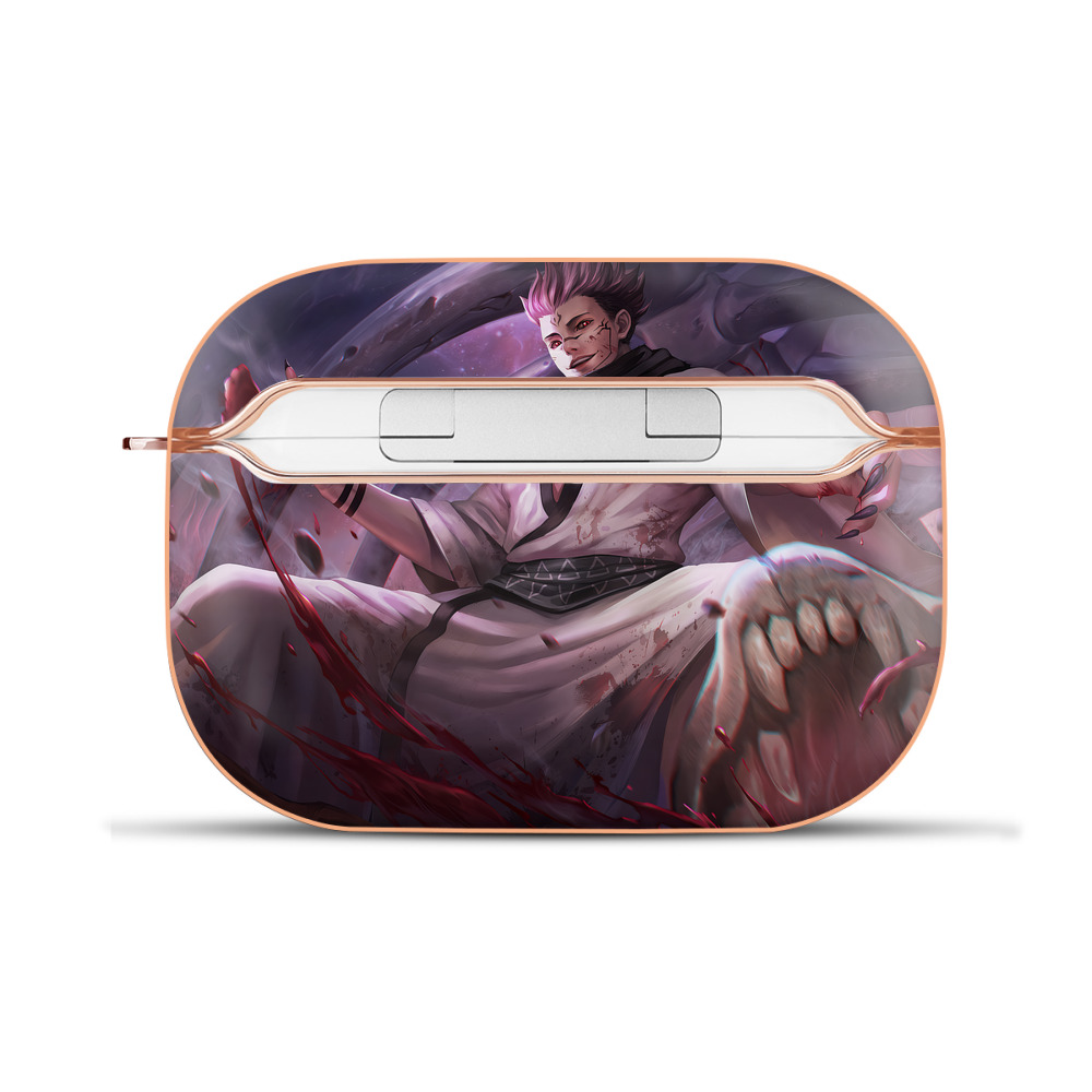 （画像用） 呪術廻戦 Jujutsu Kaisen 【AirPods Pro用】ハードシェル保護ケース｜耐衝撃・防指紋・カラビナ付き商品仕様