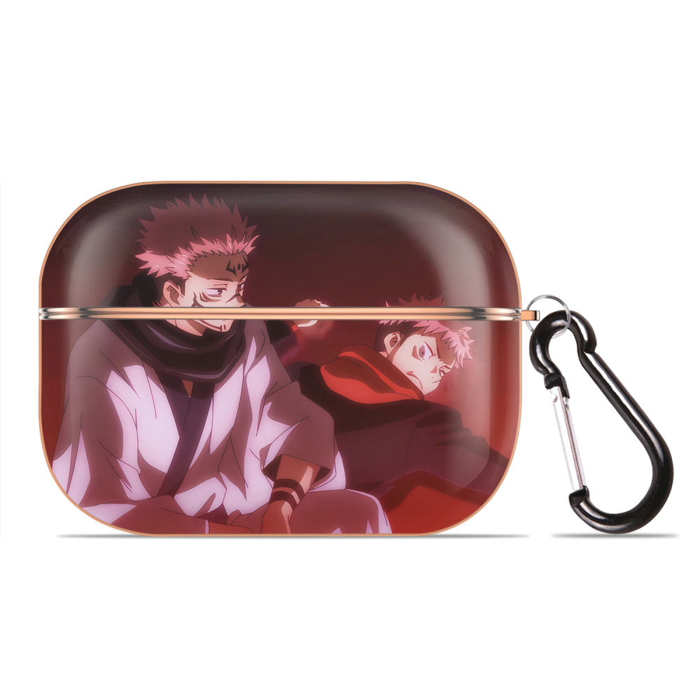 （画像用） 呪術廻戦 Jujutsu Kaisen 【AirPods Pro用】ハードシェル保護ケース｜耐衝撃・防指紋・カラビナ付き商品仕様