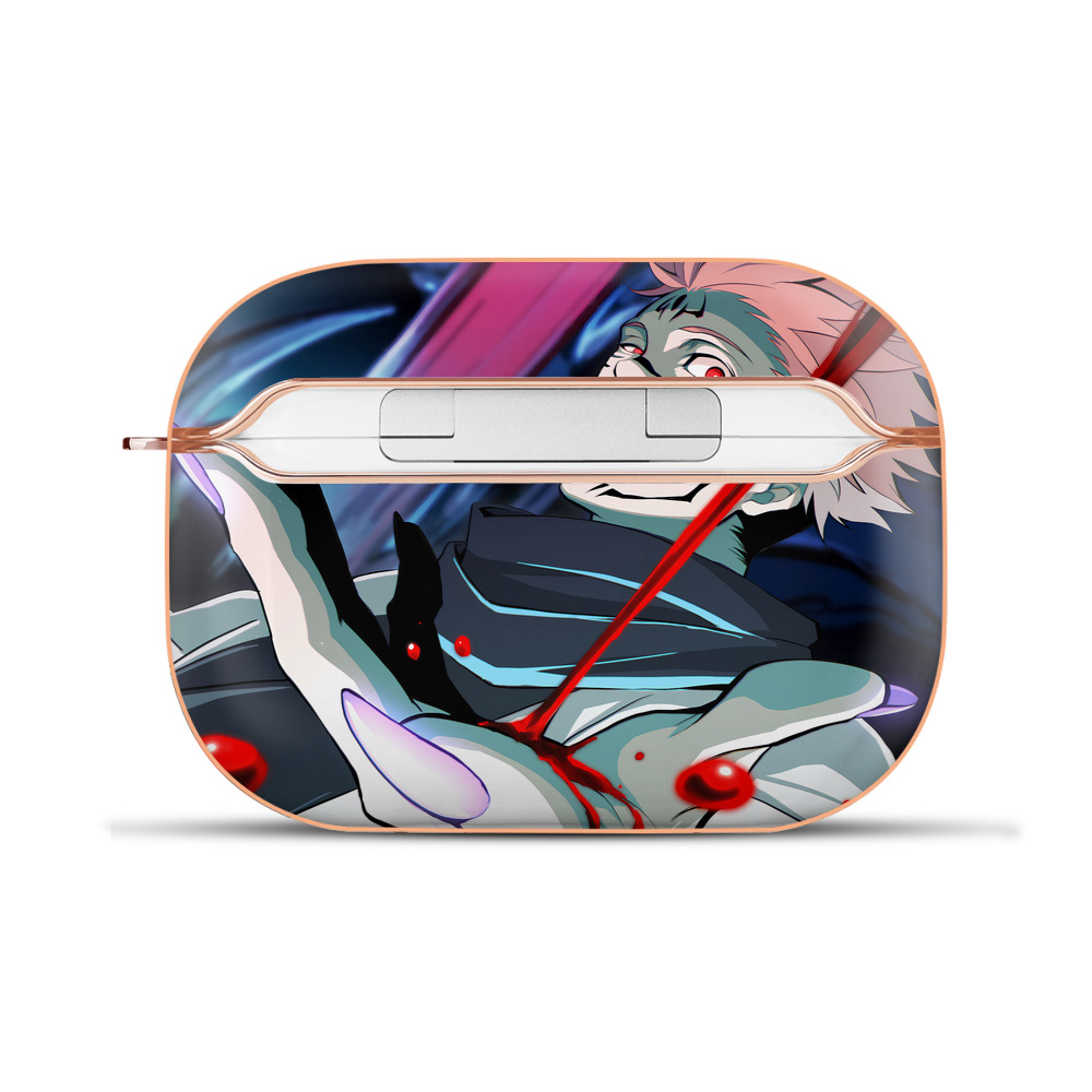 （画像用） 呪術廻戦 Jujutsu Kaisen 【AirPods Pro用】ハードシェル保護ケース｜耐衝撃・防指紋・カラビナ付き商品仕様