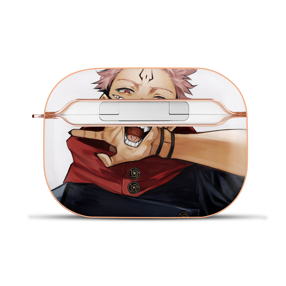 （画像用） 呪術廻戦 Jujutsu Kaisen 【AirPods Pro用】ハードシェル保護ケース｜耐衝撃・防指紋・カラビナ付き商品仕様