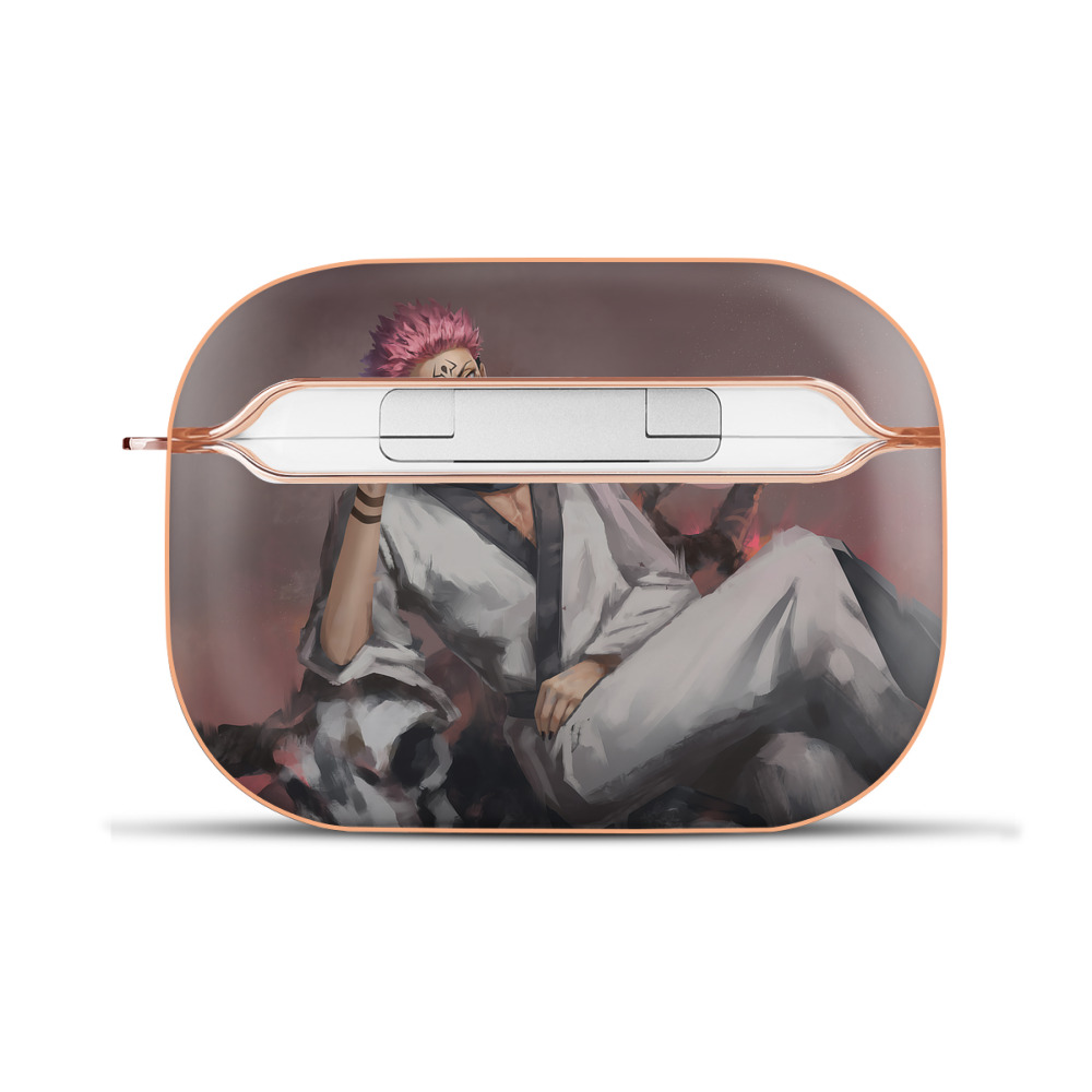 （画像用） 呪術廻戦 Jujutsu Kaisen 【AirPods Pro用】ハードシェル保護ケース｜耐衝撃・防指紋・カラビナ付き商品仕様