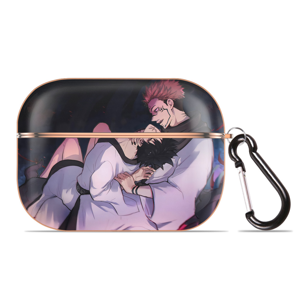 （画像用） 呪術廻戦 Jujutsu Kaisen 【AirPods Pro用】ハードシェル保護ケース｜耐衝撃・防指紋・カラビナ付き商品仕様