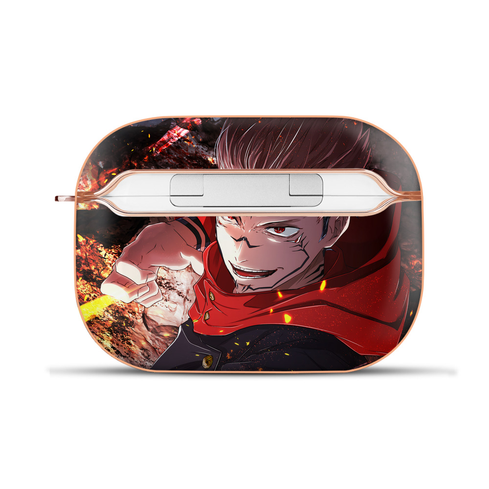 （画像用） 呪術廻戦 Jujutsu Kaisen 【AirPods Pro用】ハードシェル保護ケース｜耐衝撃・防指紋・カラビナ付き商品仕様
