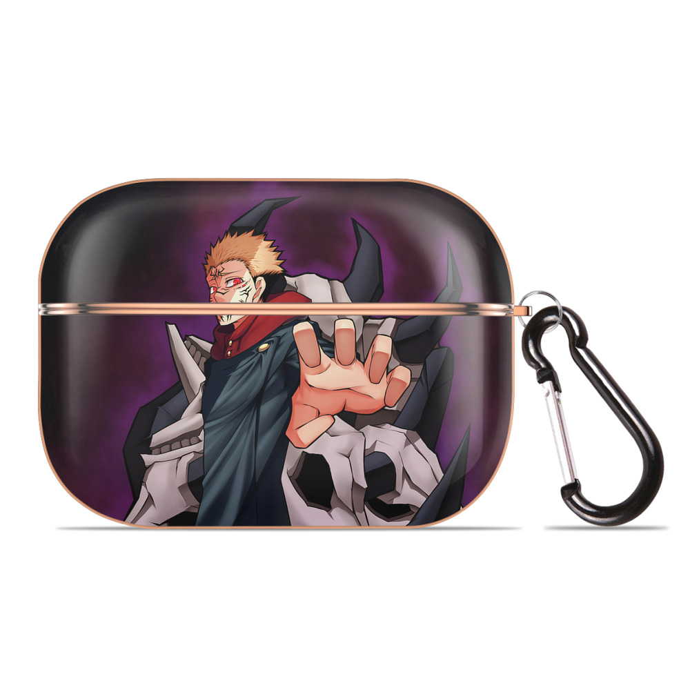（画像用） 呪術廻戦 Jujutsu Kaisen 【AirPods Pro用】ハードシェル保護ケース｜耐衝撃・防指紋・カラビナ付き商品仕様