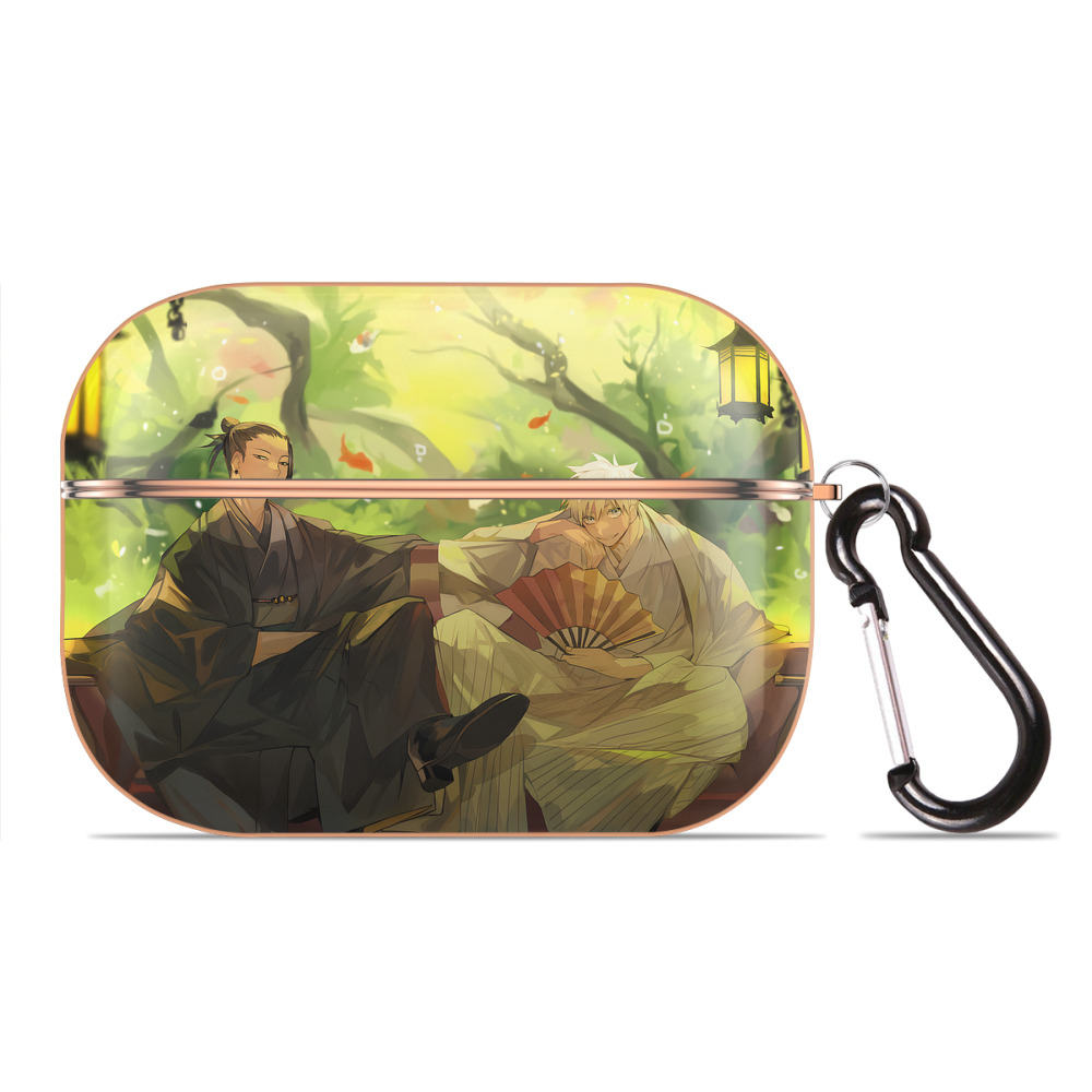 （画像用） 呪術廻戦 Jujutsu Kaisen 【AirPods Pro用】ハードシェル保護ケース｜耐衝撃・防指紋・カラビナ付き商品仕様