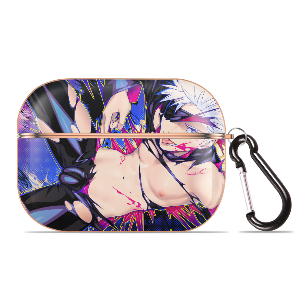 （画像用） 呪術廻戦 Jujutsu Kaisen 【AirPods Pro用】ハードシェル保護ケース｜耐衝撃・防指紋・カラビナ付き商品仕様