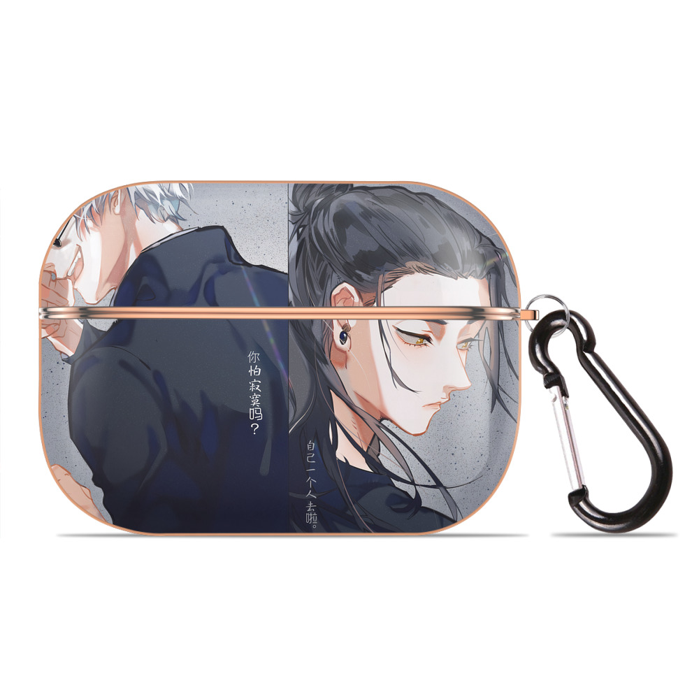 （画像用） 呪術廻戦 Jujutsu Kaisen 【AirPods Pro用】ハードシェル保護ケース｜耐衝撃・防指紋・カラビナ付き商品仕様