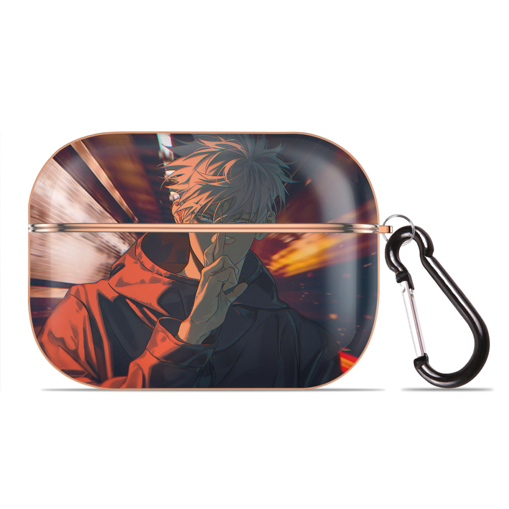 （画像用） 呪術廻戦 Jujutsu Kaisen 【AirPods Pro用】ハードシェル保護ケース｜耐衝撃・防指紋・カラビナ付き商品仕様
