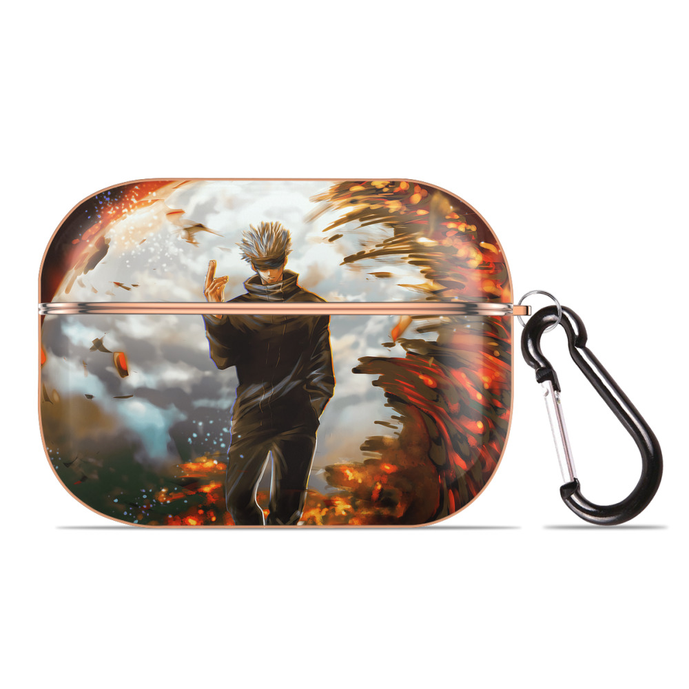（画像用） 呪術廻戦 Jujutsu Kaisen 【AirPods Pro用】ハードシェル保護ケース｜耐衝撃・防指紋・カラビナ付き商品仕様