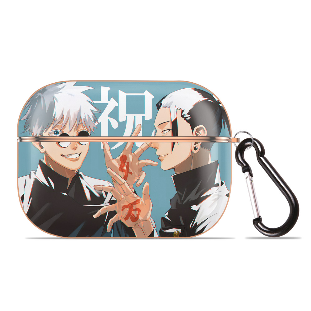 （画像用） 呪術廻戦 Jujutsu Kaisen 【AirPods Pro用】ハードシェル保護ケース｜耐衝撃・防指紋・カラビナ付き商品仕様