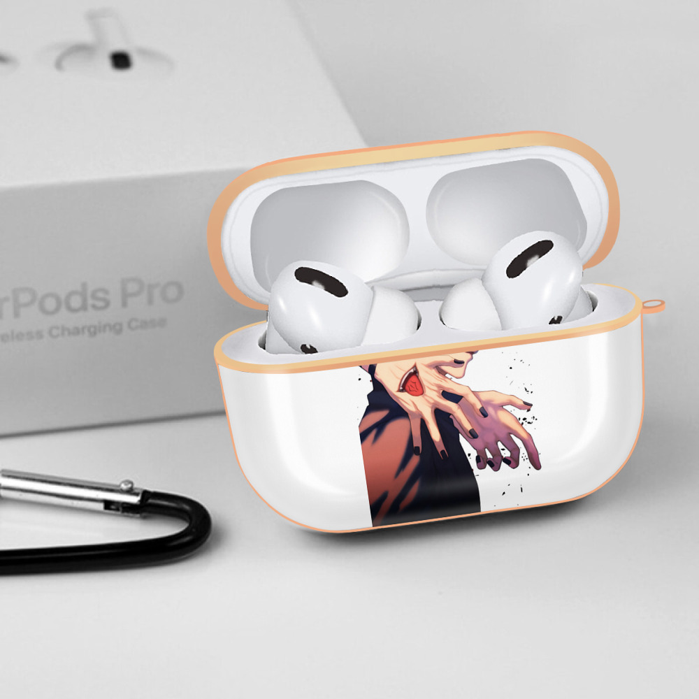 呪術廻戦 Jujutsu Kaisen 【AirPods Pro用】ハードシェル保護ケース｜耐衝撃・防指紋・カラビナ付き商品仕様