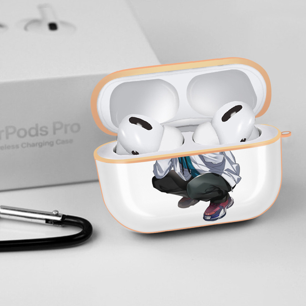 呪術廻戦 Jujutsu Kaisen 【AirPods Pro用】ハードシェル保護ケース｜耐衝撃・防指紋・カラビナ付き商品仕様