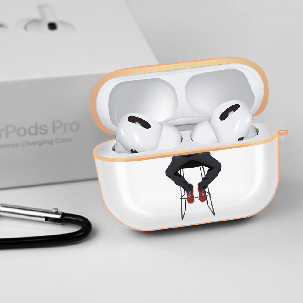 呪術廻戦 Jujutsu Kaisen 【AirPods Pro用】ハードシェル保護ケース｜耐衝撃・防指紋・カラビナ付き商品仕様