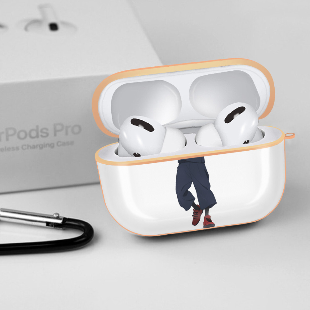 呪術廻戦 Jujutsu Kaisen 【AirPods Pro用】ハードシェル保護ケース｜耐衝撃・防指紋・カラビナ付き商品仕様