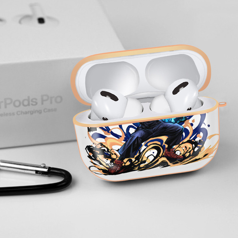 呪術廻戦 Jujutsu Kaisen 【AirPods Pro用】ハードシェル保護ケース｜耐衝撃・防指紋・カラビナ付き商品仕様