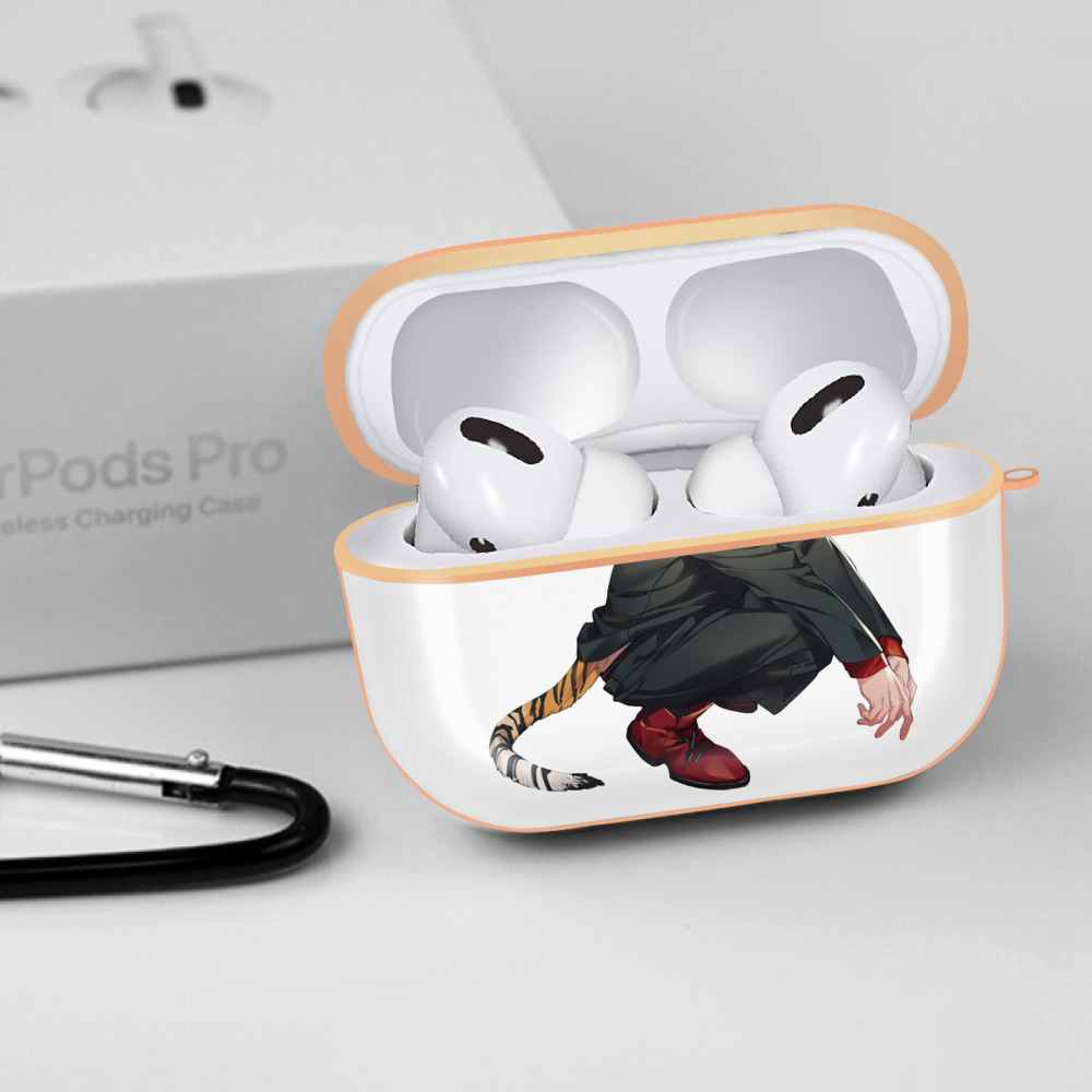 呪術廻戦 Jujutsu Kaisen 【AirPods Pro用】ハードシェル保護ケース｜耐衝撃・防指紋・カラビナ付き商品仕様