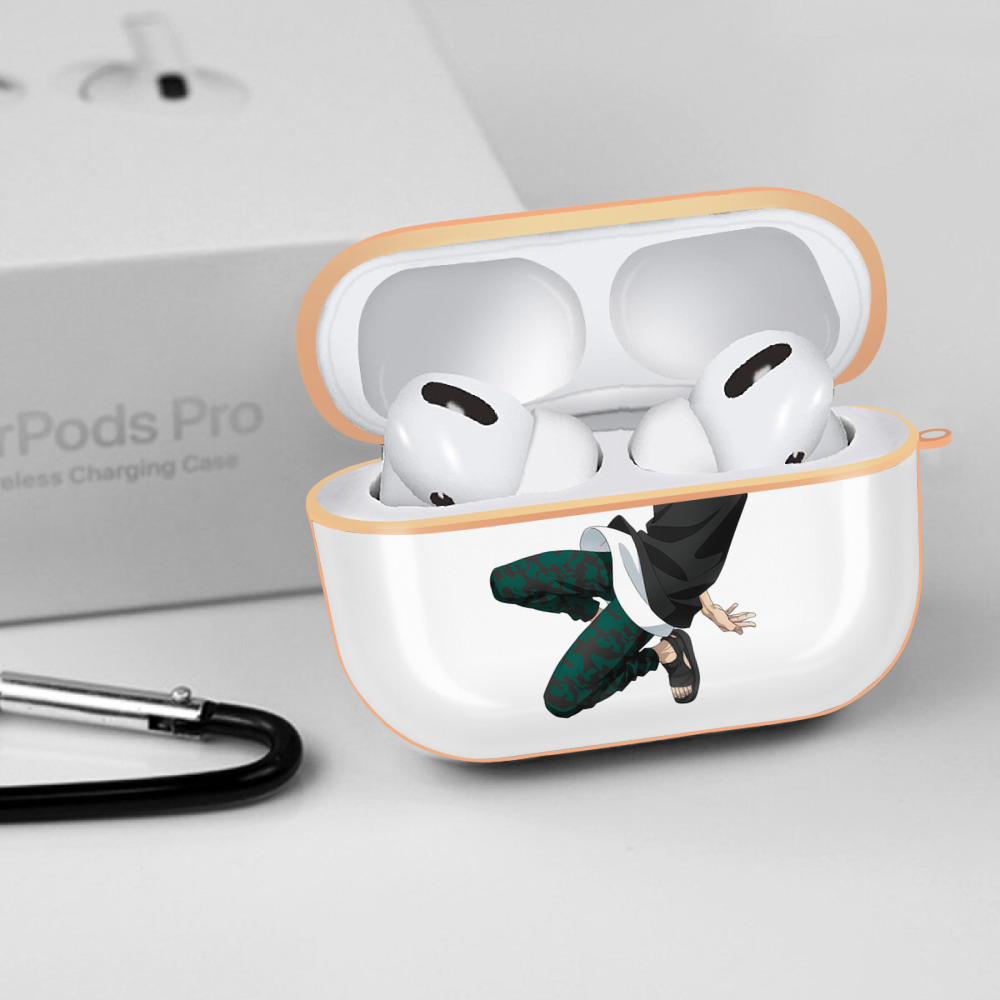 呪術廻戦 Jujutsu Kaisen 【AirPods Pro用】ハードシェル保護ケース｜耐衝撃・防指紋・カラビナ付き商品仕様