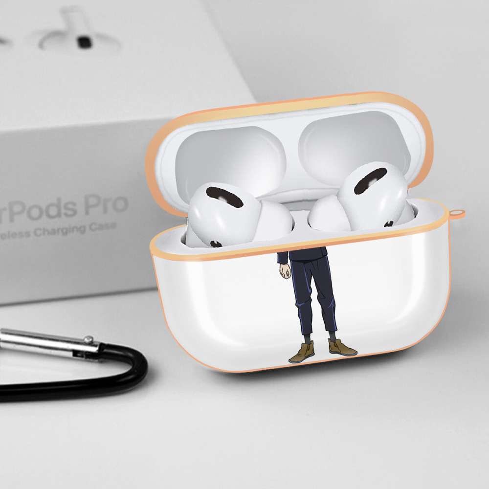 呪術廻戦 Jujutsu Kaisen 【AirPods Pro用】ハードシェル保護ケース｜耐衝撃・防指紋・カラビナ付き商品仕様