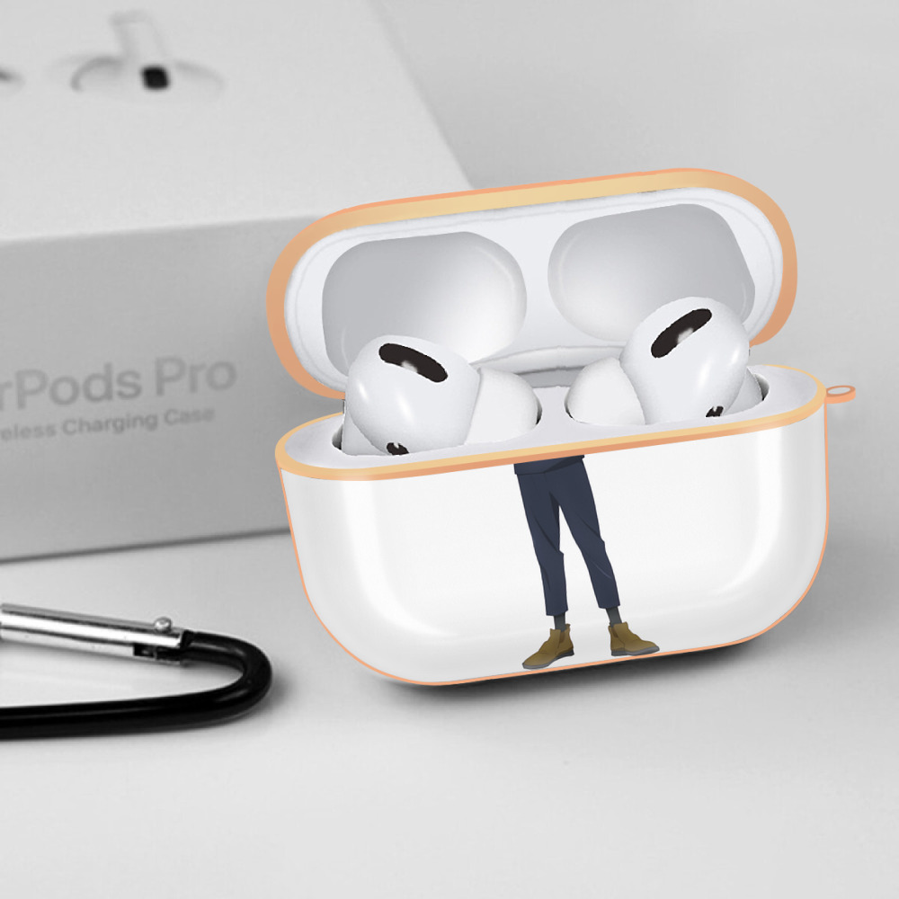 呪術廻戦 Jujutsu Kaisen 【AirPods Pro用】ハードシェル保護ケース｜耐衝撃・防指紋・カラビナ付き商品仕様
