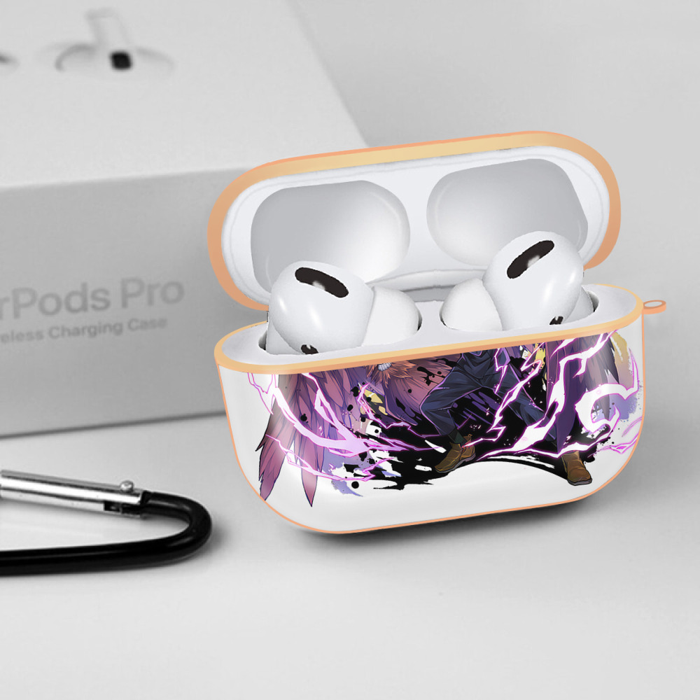 呪術廻戦 Jujutsu Kaisen 【AirPods Pro用】ハードシェル保護ケース｜耐衝撃・防指紋・カラビナ付き商品仕様