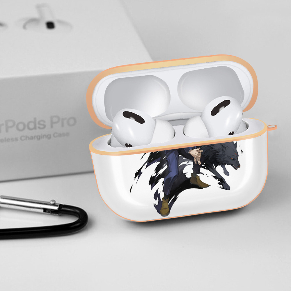 呪術廻戦 Jujutsu Kaisen 【AirPods Pro用】ハードシェル保護ケース｜耐衝撃・防指紋・カラビナ付き商品仕様