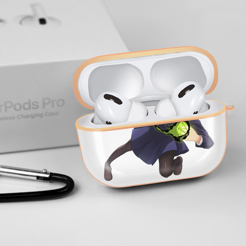 呪術廻戦 Jujutsu Kaisen 【AirPods Pro用】ハードシェル保護ケース｜耐衝撃・防指紋・カラビナ付き商品仕様