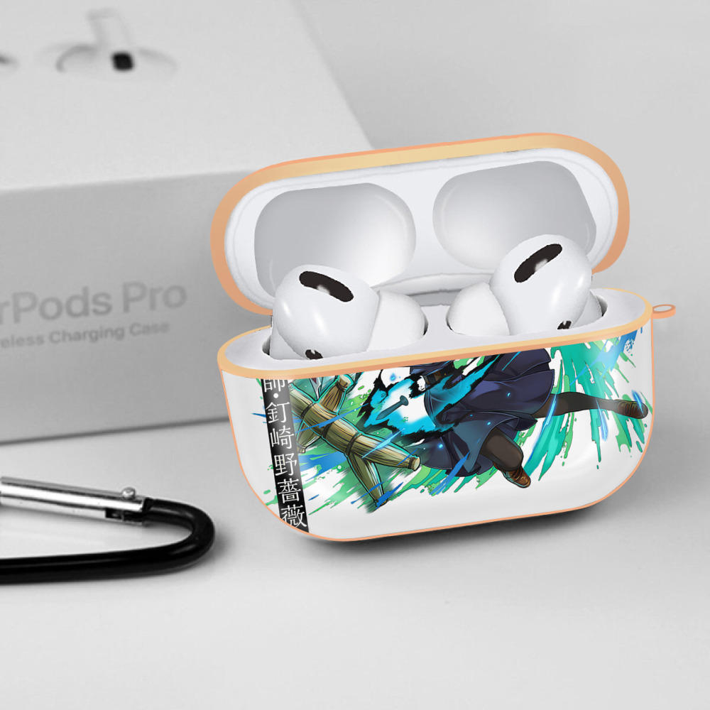 呪術廻戦 Jujutsu Kaisen 【AirPods Pro用】ハードシェル保護ケース｜耐衝撃・防指紋・カラビナ付き商品仕様