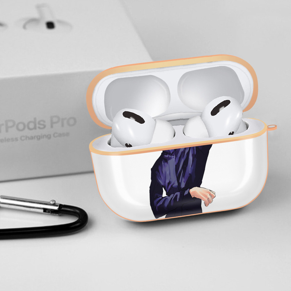 呪術廻戦 Jujutsu Kaisen 【AirPods Pro用】ハードシェル保護ケース｜耐衝撃・防指紋・カラビナ付き商品仕様