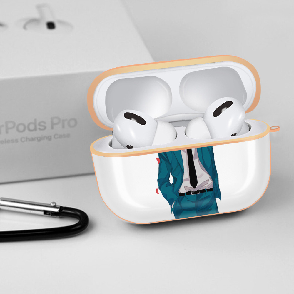 呪術廻戦 Jujutsu Kaisen 【AirPods Pro用】ハードシェル保護ケース｜耐衝撃・防指紋・カラビナ付き商品仕様