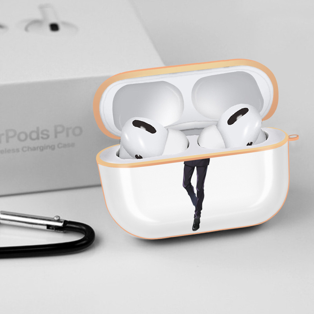 呪術廻戦 Jujutsu Kaisen 【AirPods Pro用】ハードシェル保護ケース｜耐衝撃・防指紋・カラビナ付き商品仕様