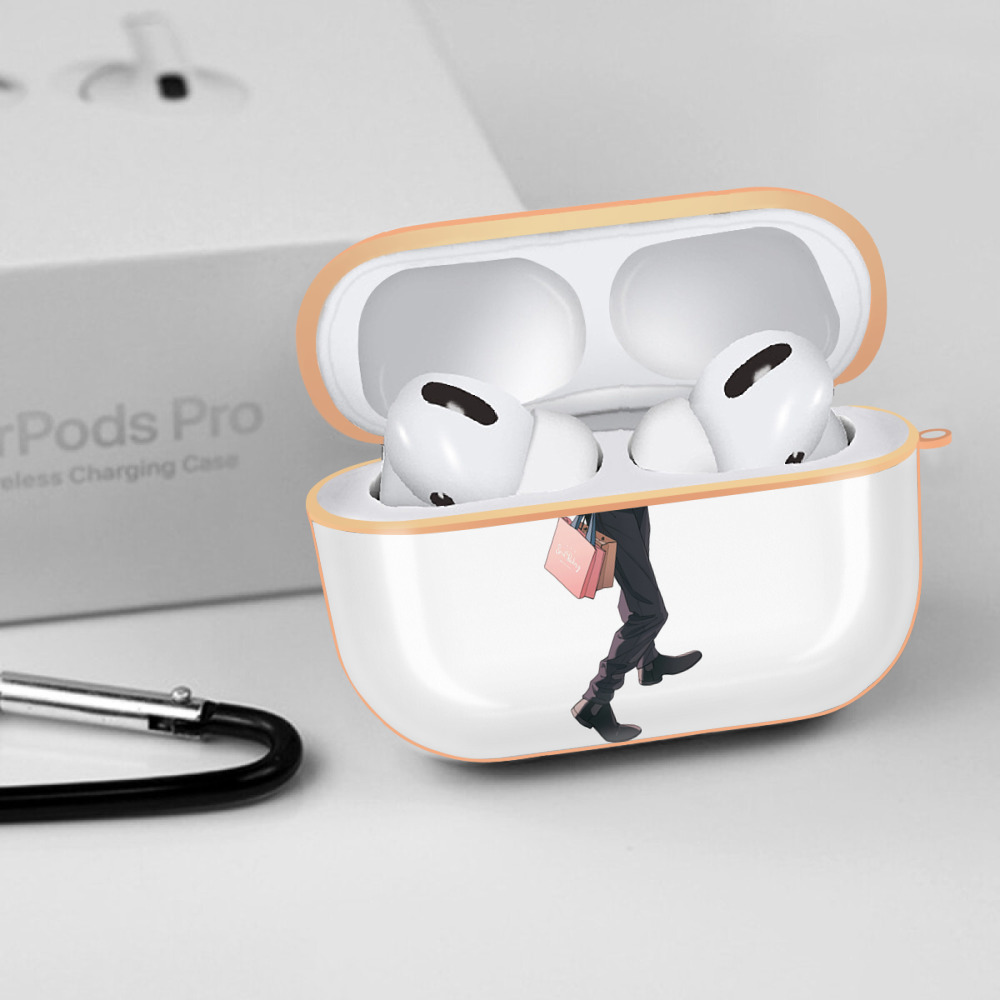 呪術廻戦 Jujutsu Kaisen 【AirPods Pro用】ハードシェル保護ケース｜耐衝撃・防指紋・カラビナ付き商品仕様
