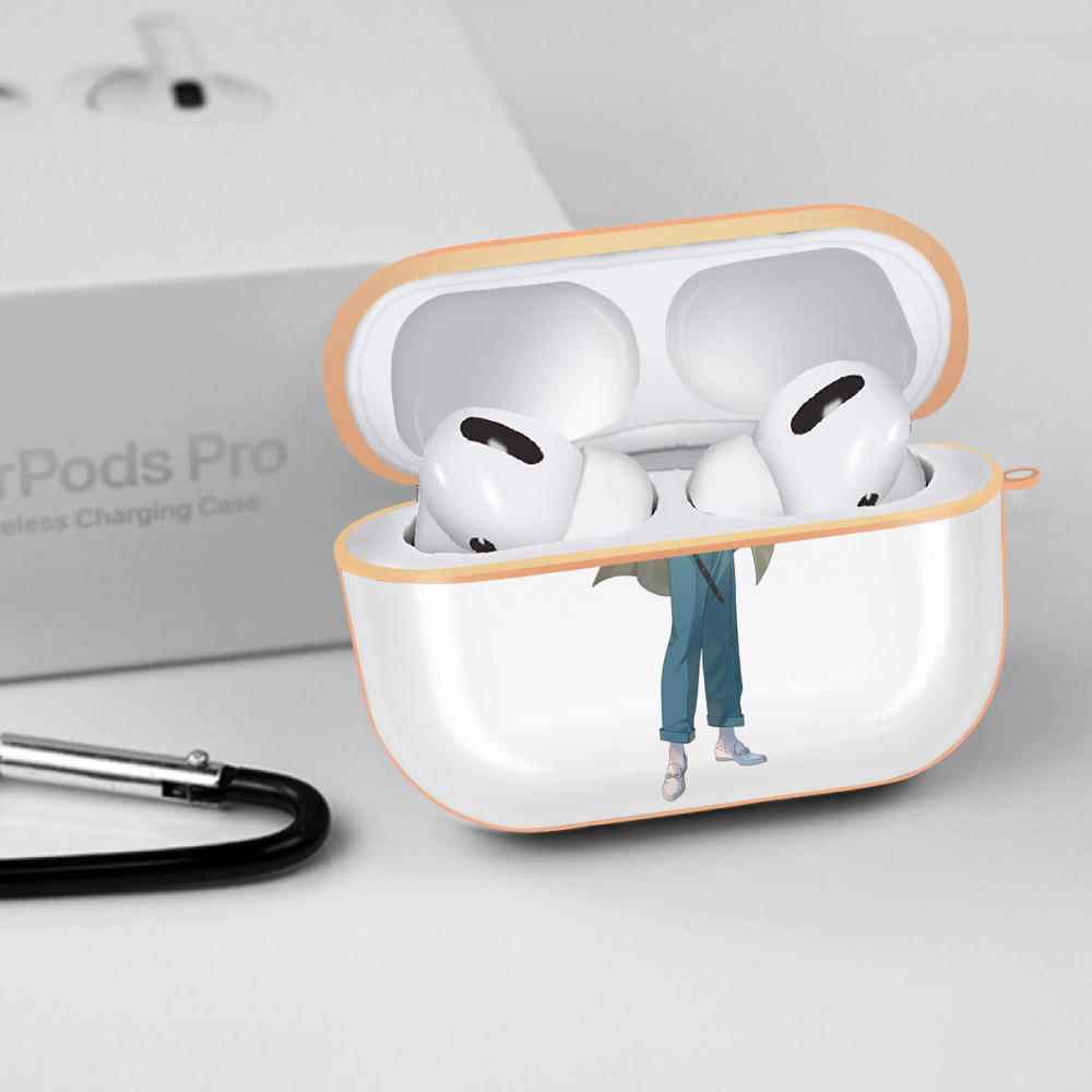 呪術廻戦 Jujutsu Kaisen 【AirPods Pro用】ハードシェル保護ケース｜耐衝撃・防指紋・カラビナ付き商品仕様