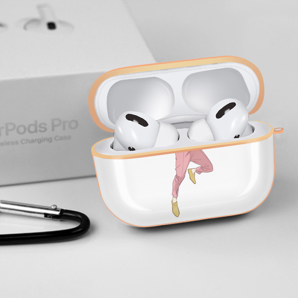呪術廻戦 Jujutsu Kaisen 【AirPods Pro用】ハードシェル保護ケース｜耐衝撃・防指紋・カラビナ付き商品仕様