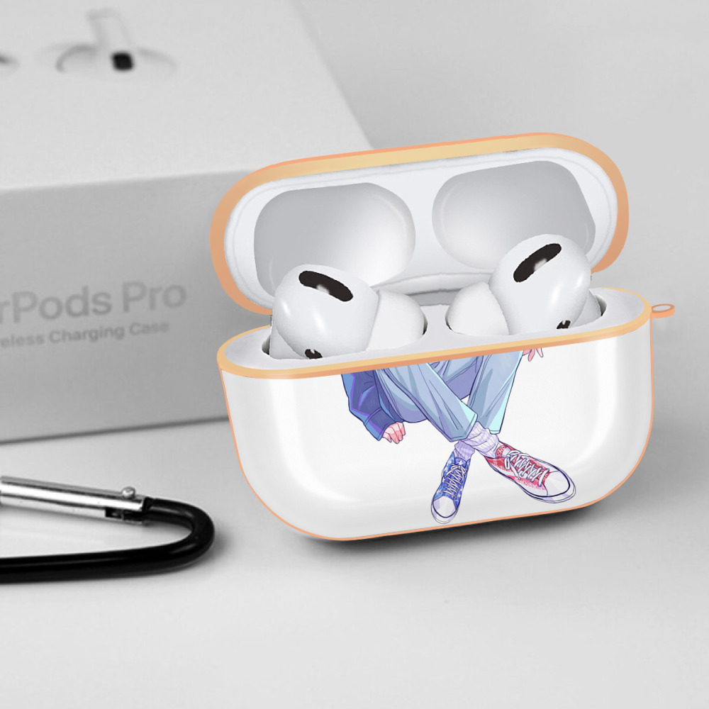 呪術廻戦 Jujutsu Kaisen 【AirPods Pro用】ハードシェル保護ケース｜耐衝撃・防指紋・カラビナ付き商品仕様