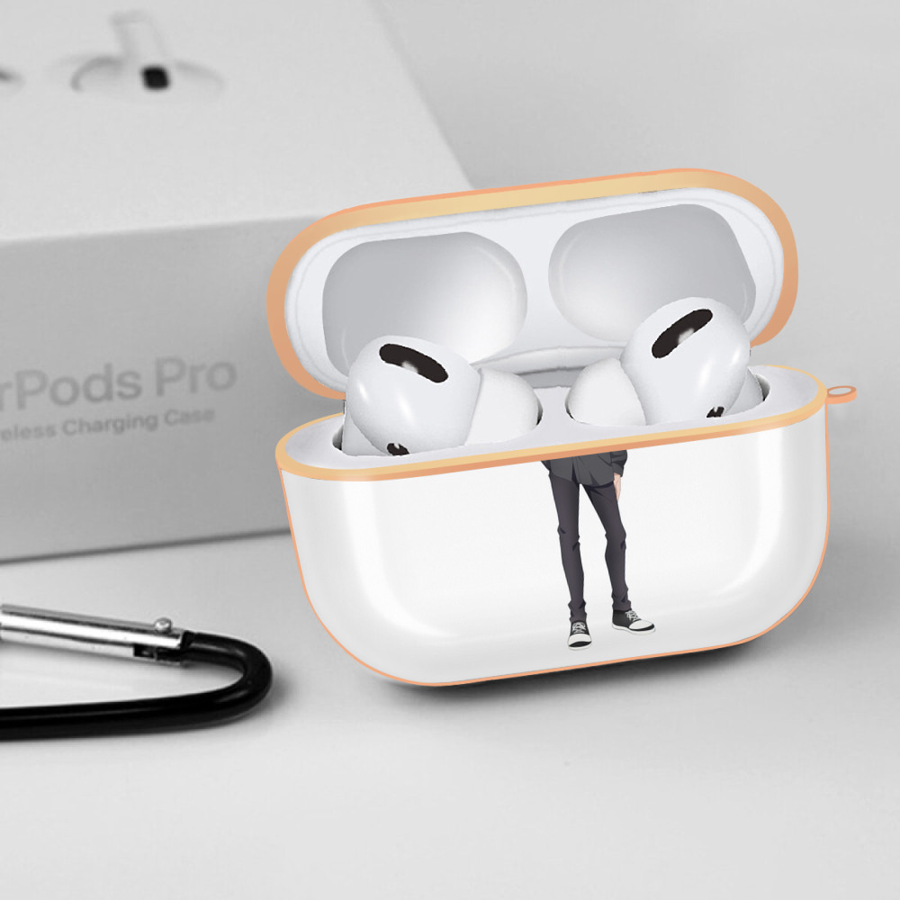呪術廻戦 Jujutsu Kaisen 【AirPods Pro用】ハードシェル保護ケース｜耐衝撃・防指紋・カラビナ付き商品仕様
