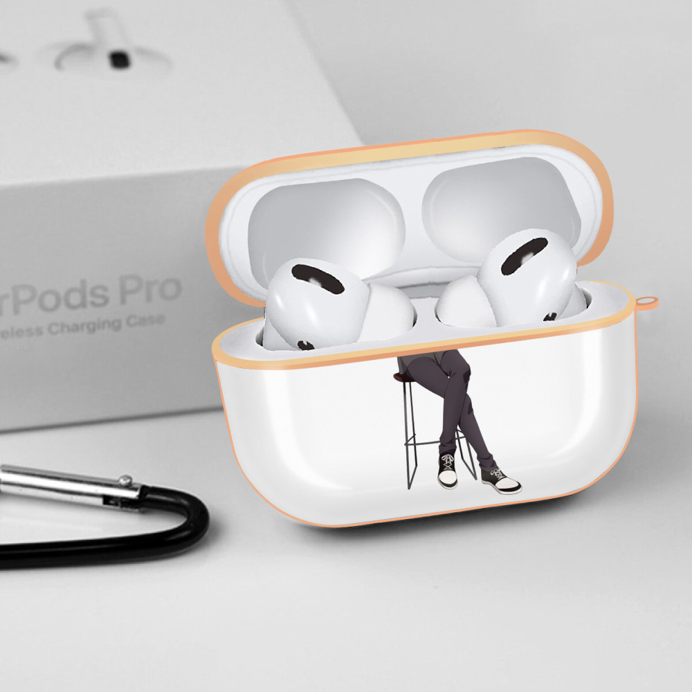 呪術廻戦 Jujutsu Kaisen 【AirPods Pro用】ハードシェル保護ケース｜耐衝撃・防指紋・カラビナ付き商品仕様