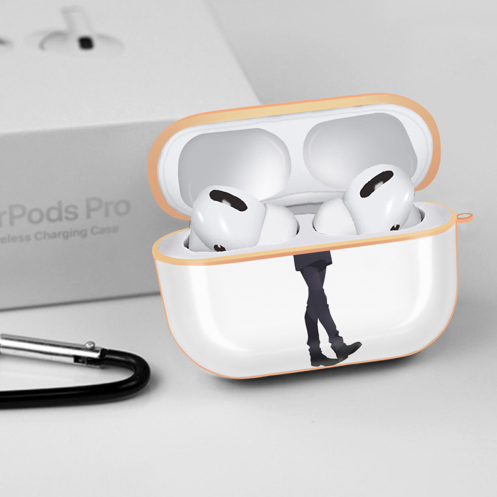 呪術廻戦 Jujutsu Kaisen 【AirPods Pro用】ハードシェル保護ケース｜耐衝撃・防指紋・カラビナ付き商品仕様