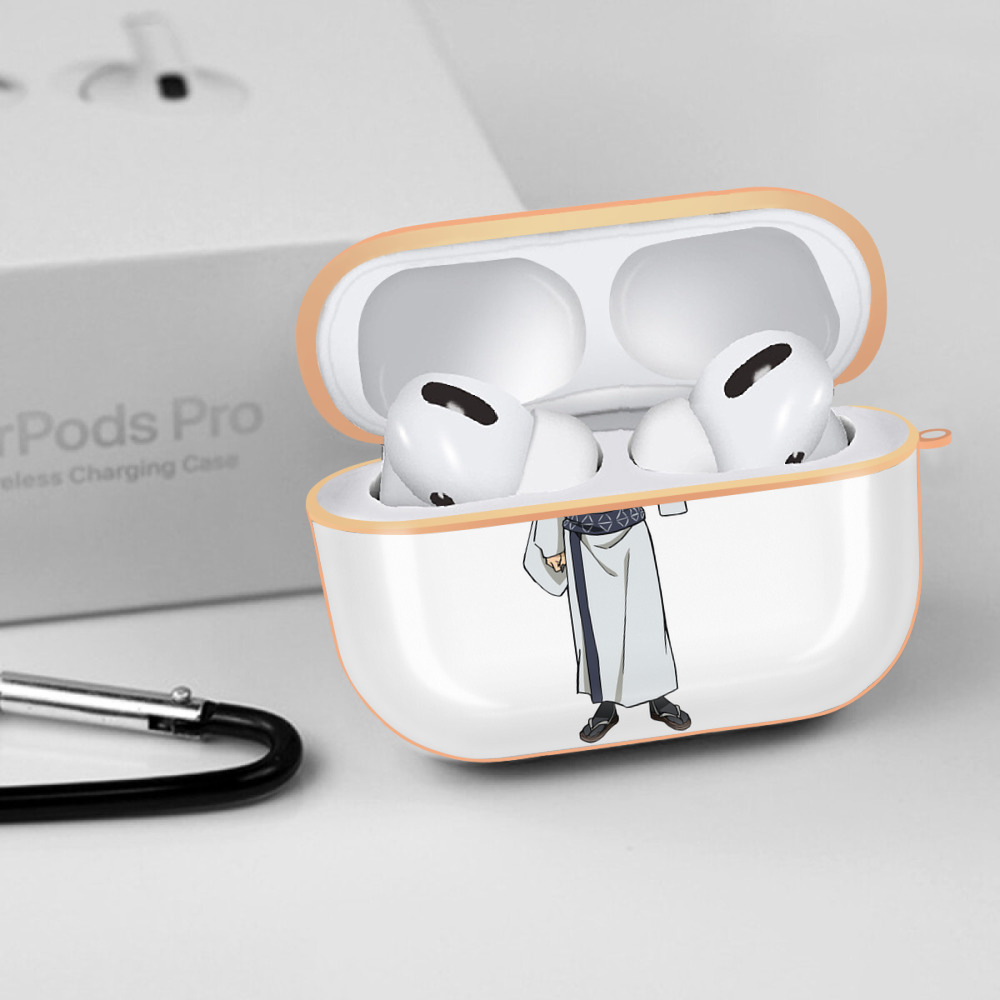 呪術廻戦 Jujutsu Kaisen 【AirPods Pro用】ハードシェル保護ケース｜耐衝撃・防指紋・カラビナ付き商品仕様