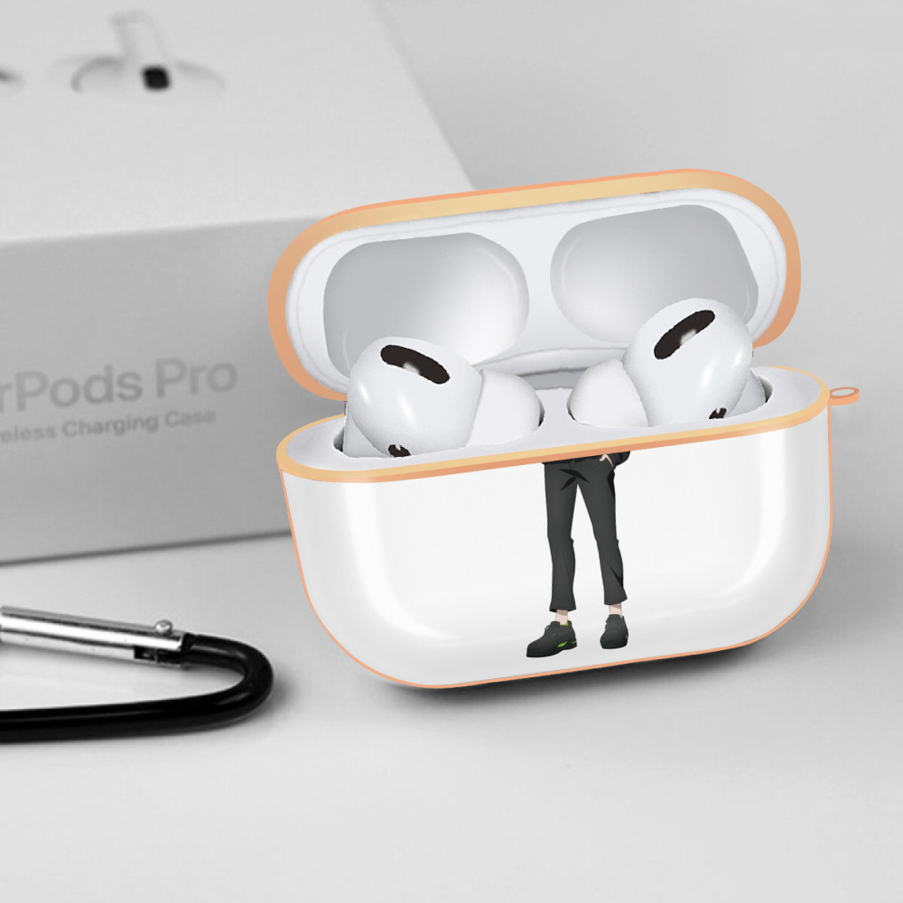 呪術廻戦 Jujutsu Kaisen 【AirPods Pro用】ハードシェル保護ケース｜耐衝撃・防指紋・カラビナ付き商品仕様