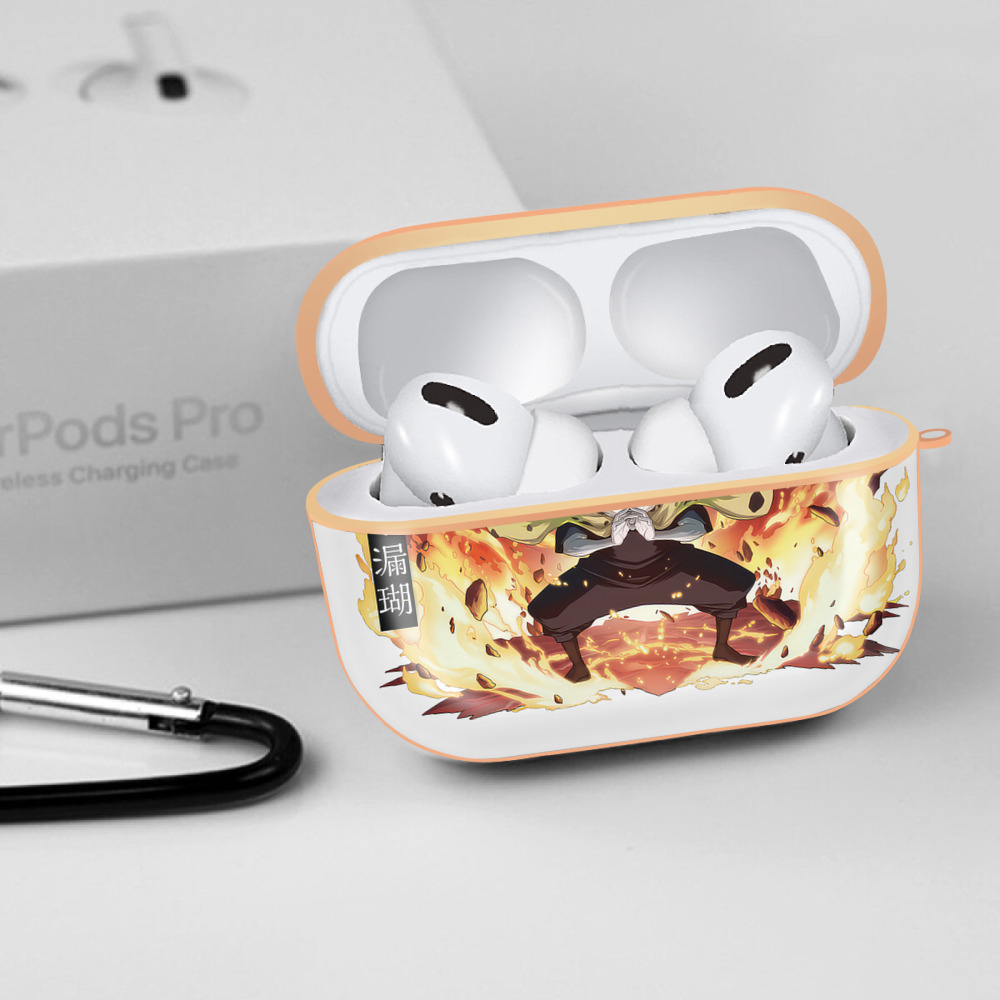呪術廻戦 Jujutsu Kaisen 【AirPods Pro用】ハードシェル保護ケース｜耐衝撃・防指紋・カラビナ付き商品仕様